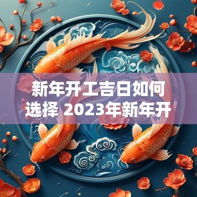新年开工吉日如何选择 2025年新年开工吉日查询