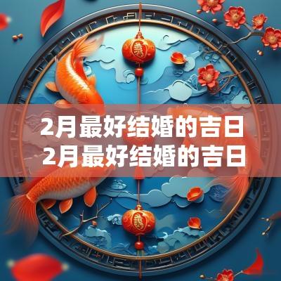 2月最好结婚的吉日 2月最好结婚的吉日有哪些