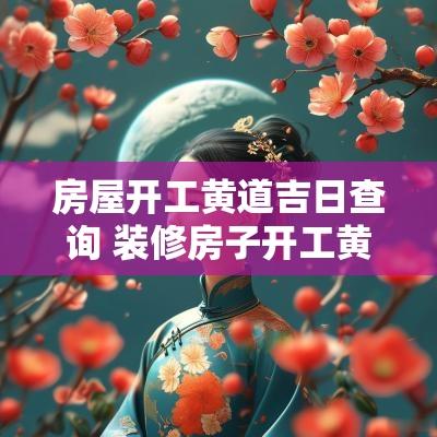 房屋开工黄道吉日查询 装修房子开工黄道吉日查询2025年