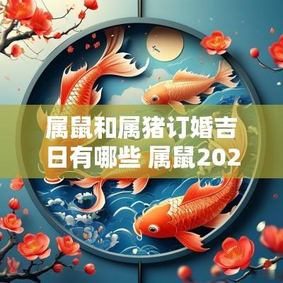 属鼠和属猪订婚吉日有哪些 属鼠2025年订婚吉日有哪些
