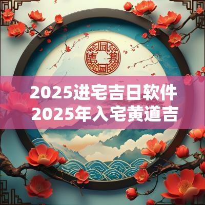 2025进宅吉日软件 2025年入宅黄道吉日