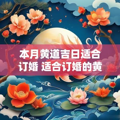 本月黄道吉日适合订婚 适合订婚的黄道吉日2025