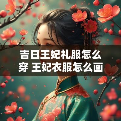 吉日王妃礼服怎么穿 王妃衣服怎么画