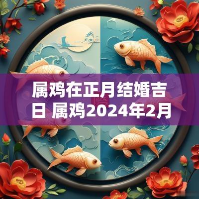 属鸡在正月结婚吉日 属鸡2025年2月结婚吉日