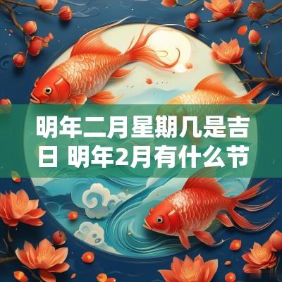 明年二月星期几是吉日 明年2月有什么节日