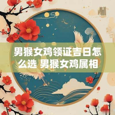男猴女鸡领证吉日怎么选 男猴女鸡属相结婚的后果