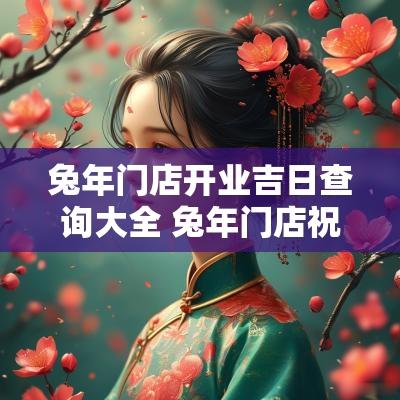 蛇年门店开业吉日查询大全 蛇年门店祝福语大全