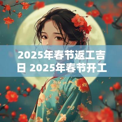 2025年春节返工吉日 2025年春节开工吉日