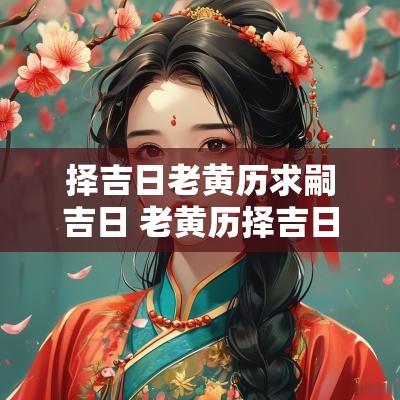 择吉日老黄历求嗣吉日 老黄历择吉日