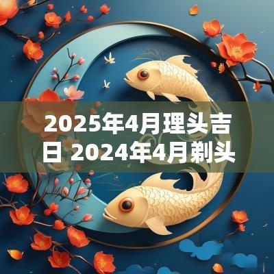 2025年4月理头吉日 2025年4月剃头发的吉日有哪些