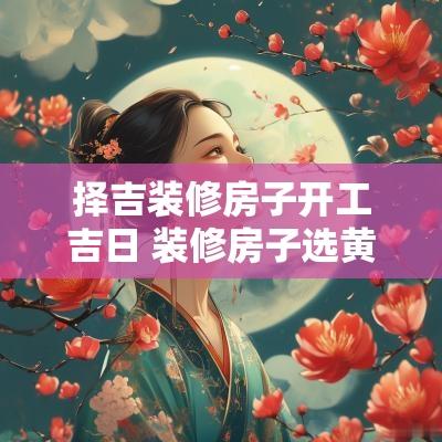 择吉装修房子开工吉日 装修房子选黄道吉日开工2025