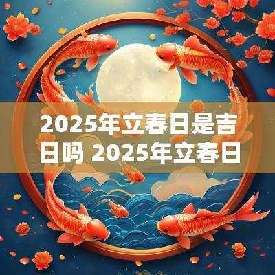 2025年立春日是吉日吗 2025年立春日是吉日吗还是凶日