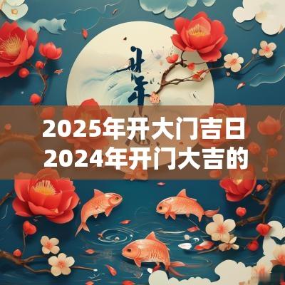 2025年开大门吉日 2025年开门大吉的日子