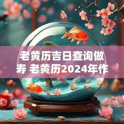 老黄历吉日查询做寿 老黄历2025年作灶吉日查询
