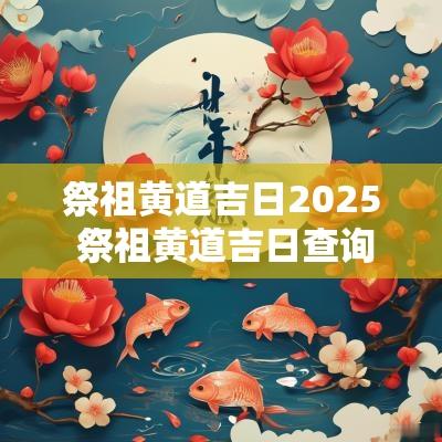 祭祖黄道吉日2025 祭祖黄道吉日查询