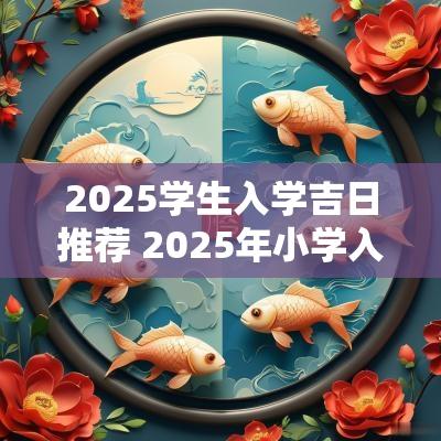 2025学生入学吉日推荐 2025年小学入学条件