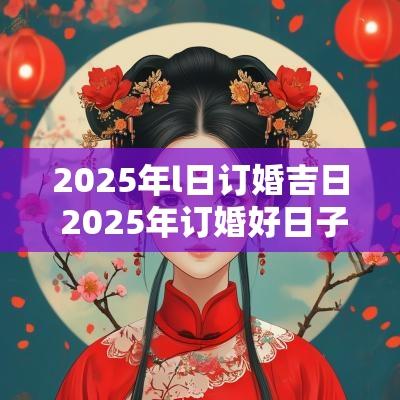 2025年l日订婚吉日 2025年订婚好日子