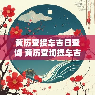 黄历查接车吉日查询 黄历查询提车吉日2025