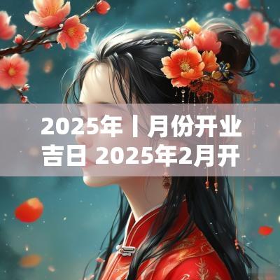 2025年丨月份开业吉日 2025年2月开工黄道吉日是哪几天