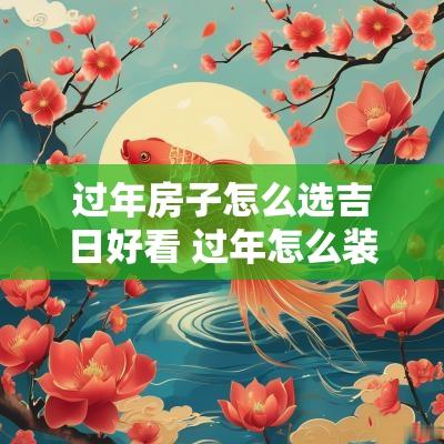 过年房子怎么选吉日好看 过年怎么装饰房子好看