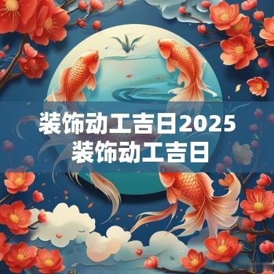 装饰动工吉日2025 装饰动工吉日