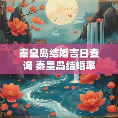 秦皇岛结婚吉日查询 秦皇岛结婚率