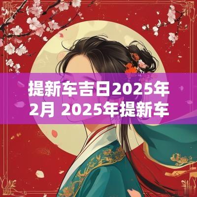 提新车吉日2025年2月 2025年提新车的吉日