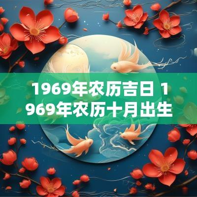 1969年农历吉日 1969年农历十月出生什么命