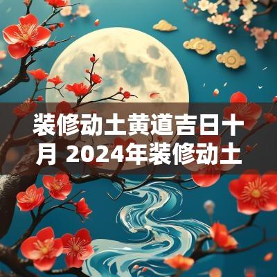 装修动土黄道吉日十月 2025年装修动土黄道吉日