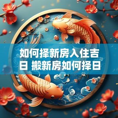 如何择新房入住吉日 搬新房如何择日