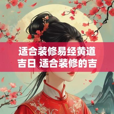 适合装修易经黄道吉日 适合装修的吉日