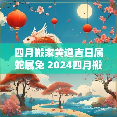 四月搬家黄道吉日属蛇属兔 2025四月搬家黄道吉日