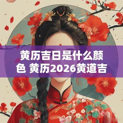 黄历吉日是什么颜色 黄历2026黄道吉日
