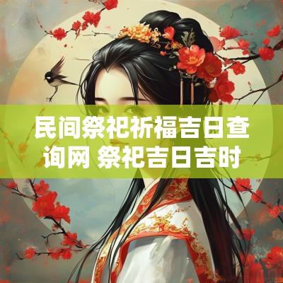 民间祭祀祈福吉日查询网 祭祀吉日吉时查询2025