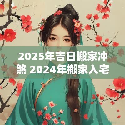 2025年吉日搬家冲煞 2025年搬家入宅黄道吉日冲煞