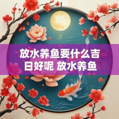 放水养鱼要什么吉日好呢 放水养鱼