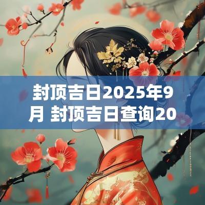 封顶吉日2025年9月 封顶吉日查询2025年4月
