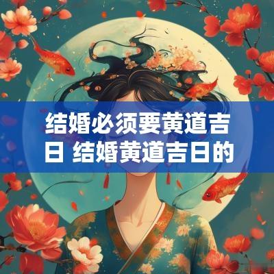结婚必须要黄道吉日 结婚黄道吉日的十大禁忌