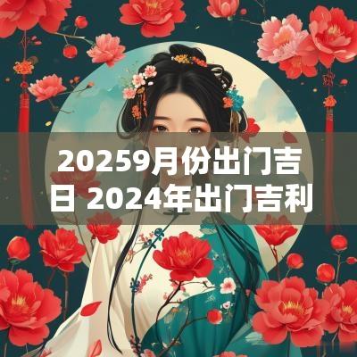 20259月份出门吉日 2025年出门吉利日子