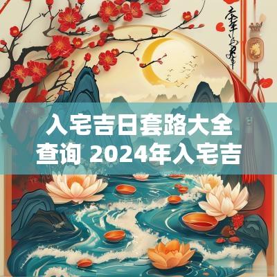 入宅吉日套路大全查询 2025年入宅吉日查询大全