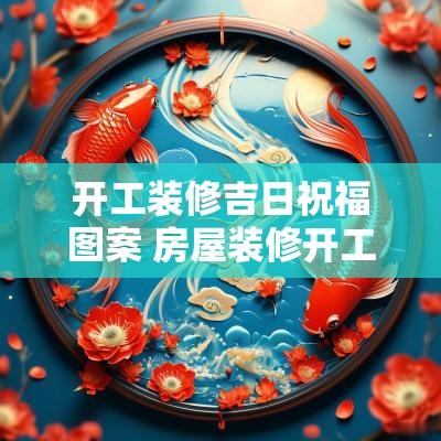 开工装修吉日祝福图案 房屋装修开工大吉的祝福语