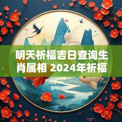 明天祈福吉日查询生肖属相 2025年祈福黄道吉日