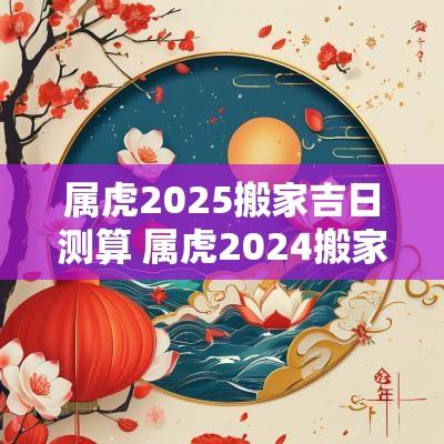 属虎2025搬家吉日测算 属虎2025搬家吉日