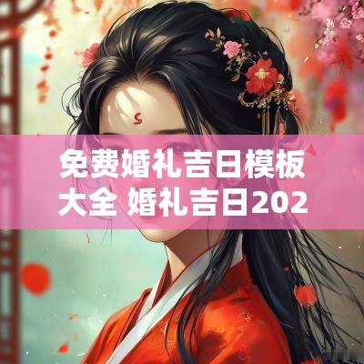 免费婚礼吉日模板大全 婚礼吉日2025黄历