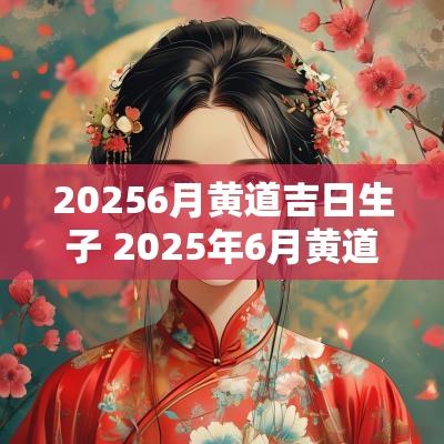 20256月黄道吉日生子 2025年6月黄道吉日婚嫁吉日查询
