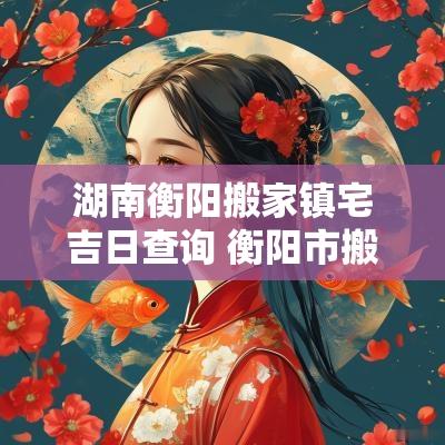 湖南衡阳搬家镇宅吉日查询 衡阳市搬家电话