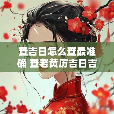 查吉日怎么查最准确 查老黄历吉日吉时查询