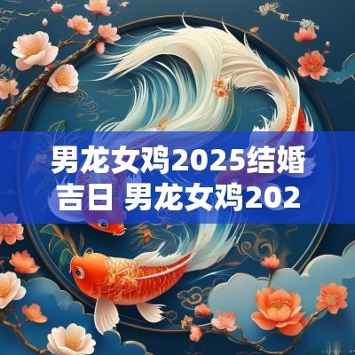 男龙女鸡2025结婚吉日 男龙女鸡2025结婚吉日有哪些