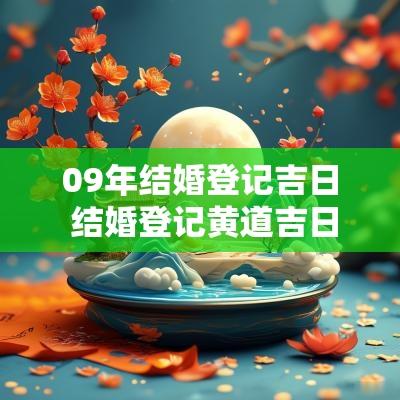 09年结婚登记吉日 结婚登记黄道吉日查询