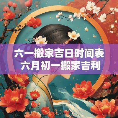 六一搬家吉日时间表 六月初一搬家吉利吗